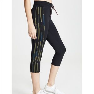 The Upside Camo Striped Drawstring Leggings